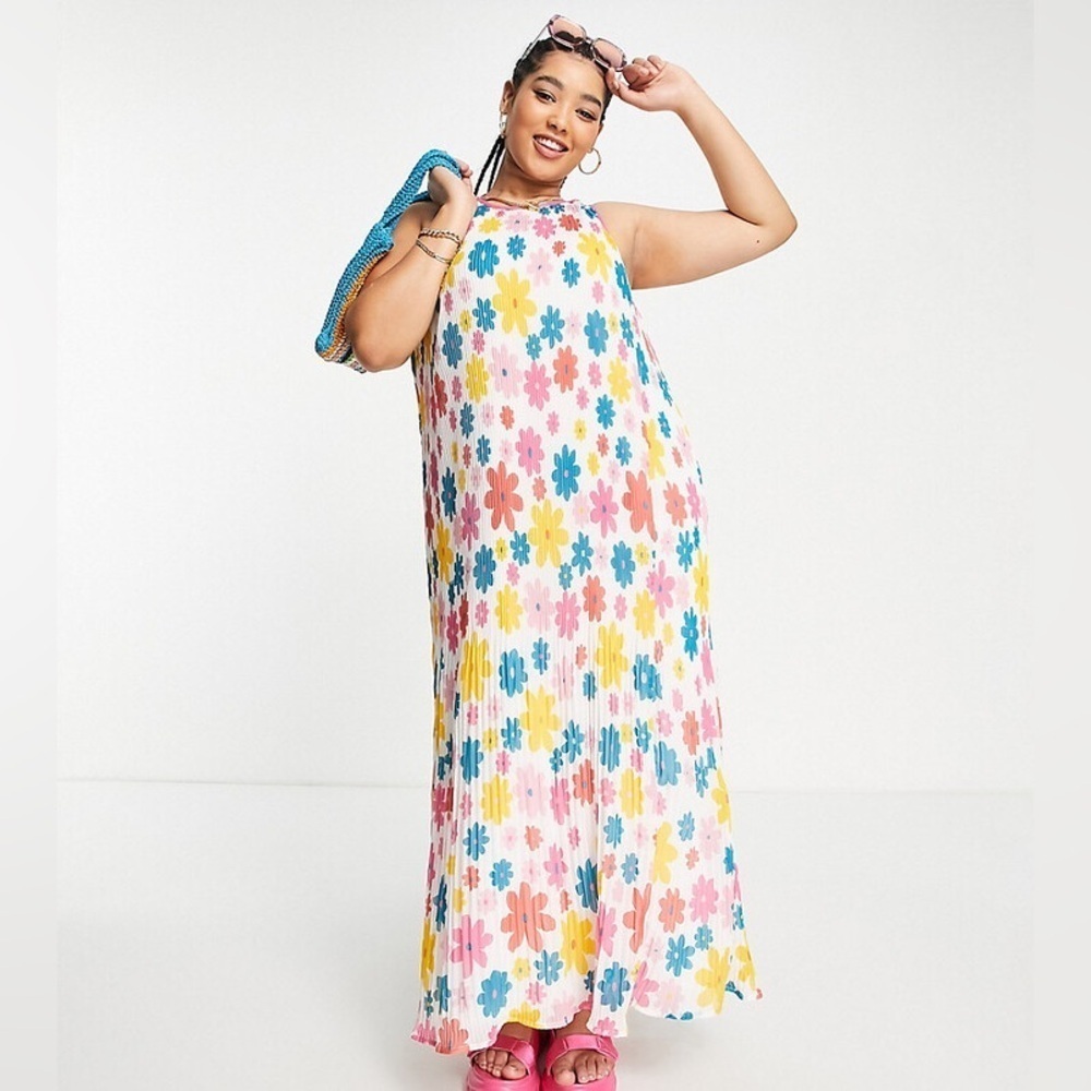ASOS Native Youth Marianne Floral Plus Maxi Dress